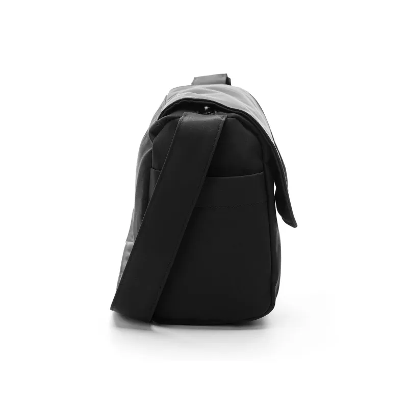 Kawasaki Fabric Crossbody Bag, Shoulder Bag, Messenger Bag Regular Unisex Black/Ecru/Haze Blue-8