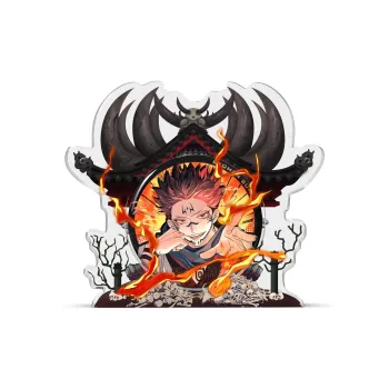 LIGHT YOUR BRICKS Compatibility Jujutsu Kaisen Badge Brick Curse King Ryomen Sukuna Vengeful Spirit Model Accessories