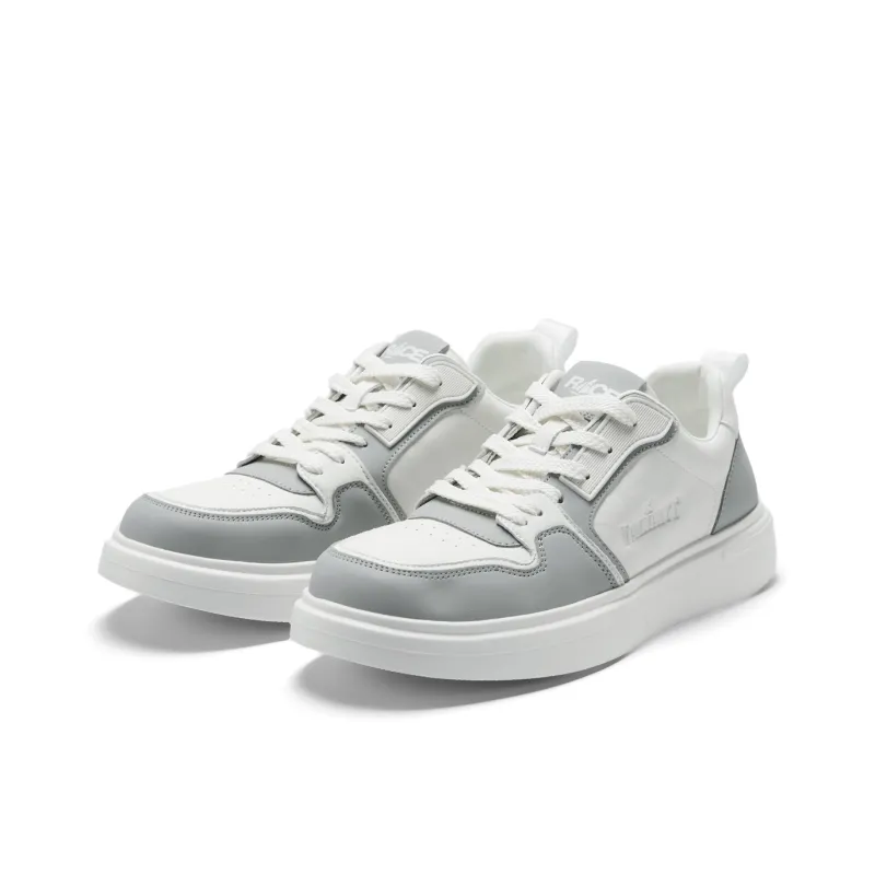 HLA Round Tip Lace Up Comfortable And Breathable Durable Fashion Trend Platform Casual Shoes-1