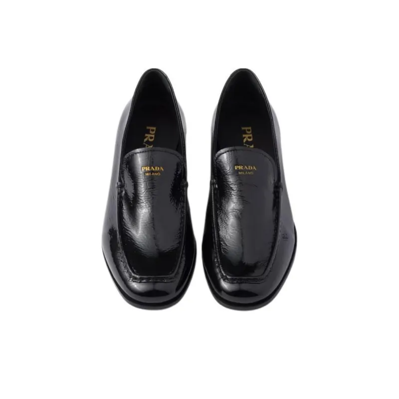PRADA Mocassini Loafers Women's Black-3