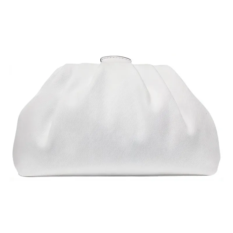 MICHAEL KORS Nola Cotton Shoulder Bag, Crossbody Bag, Handbag Small Size Women's Optical White Color-2