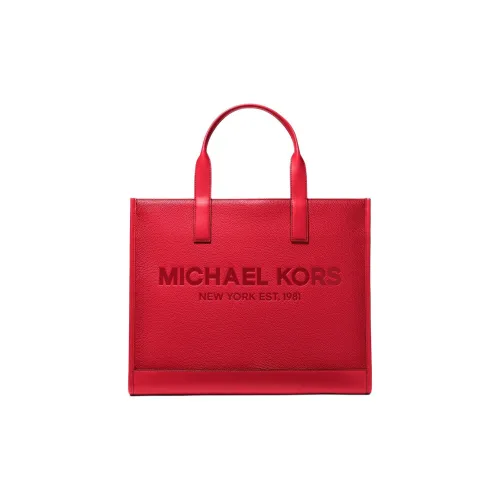 MICHAEL KORS MK Cooper Cow Leather stayhomewithbags Bag Shopping Bag Handbag Large Size Men's Red