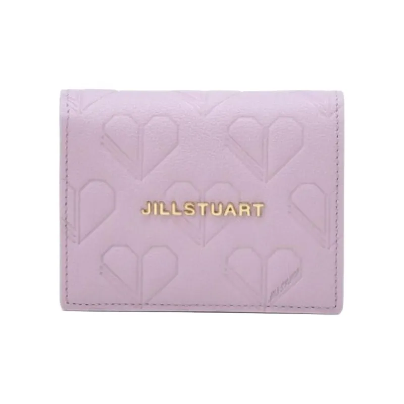 JILL STUART Leather Wallet Women's Purple-0