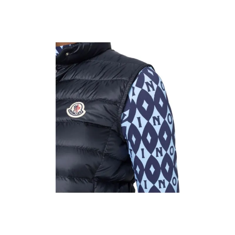 Moncler FW22 Padded Logo-patch Gilet-4