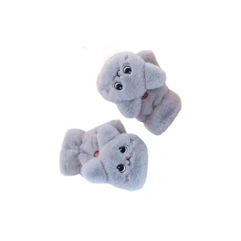 MOREMERRY Plush Knit Gloves Unisex