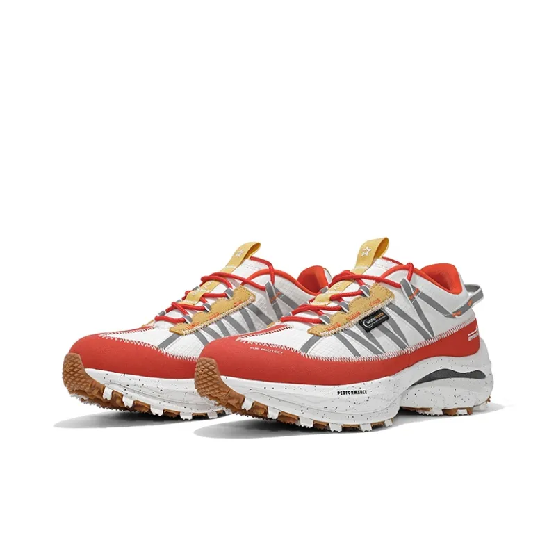 RIPSTAR Cushioning Slip Resistant Low Top Full Length Carbon Plate Running Shoes Unisex Red Rock Valley-2