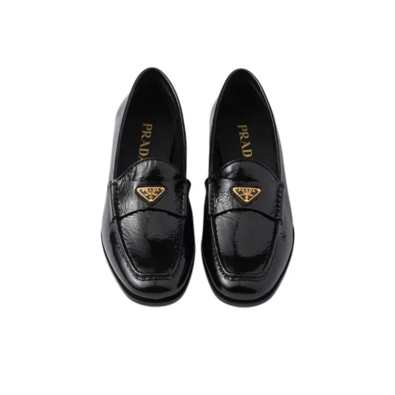 PRADA Mocassini Loafers Women's Black-4