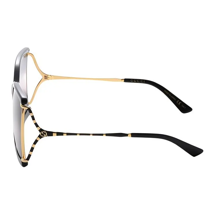 GUCCI Sunglasses Women's Black Gold-2