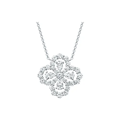 HARRY WINSTON Diamond Necklaces Women's White, Large Size