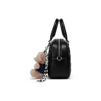 JUST STAR Synthetic Leather Boston Handbag Shoulder Bag Crossbody Bag Regular Women's Multicolor