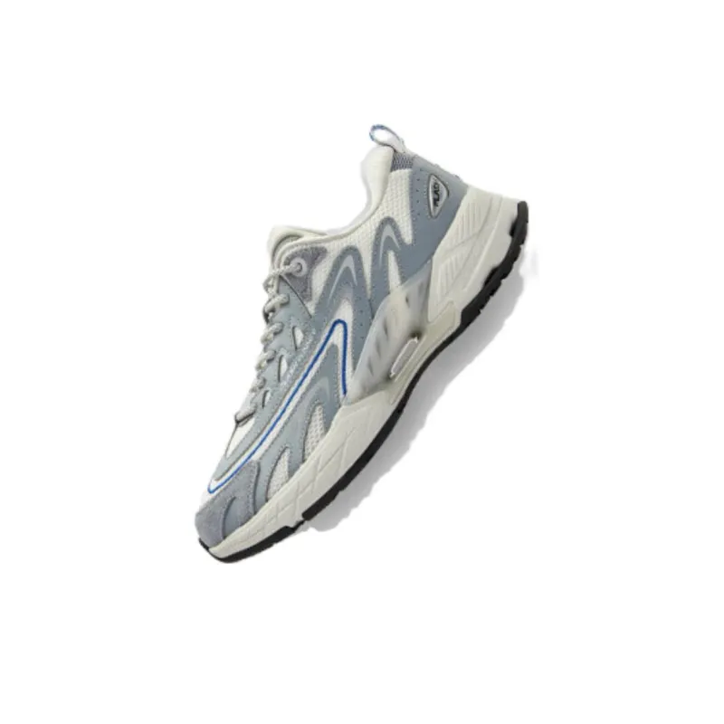 QIAODAN VIA9000 Cushioning Low Top Casual Shoes Men's Beige Gray-3