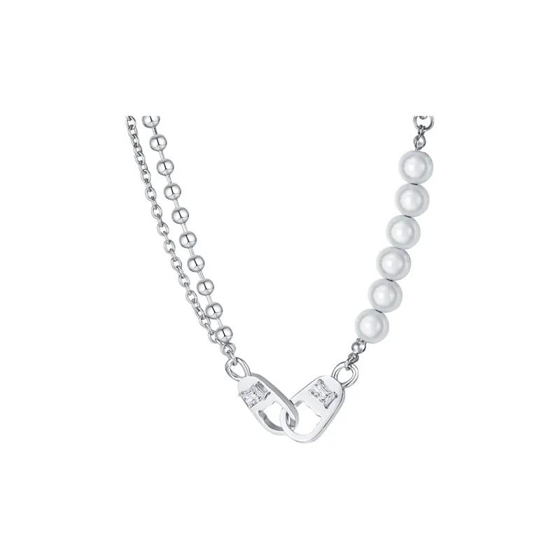 PEACE & CAT Titanium Steel Necklaces Unisex-0