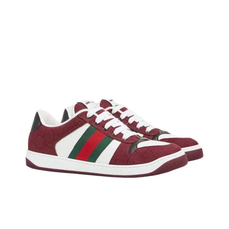 GUCCI Screener Sneaker 'Rosso Ancora'-2