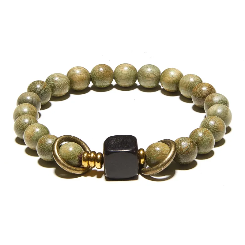 Crabs Green Sandalwood Bracelets Unisex-0