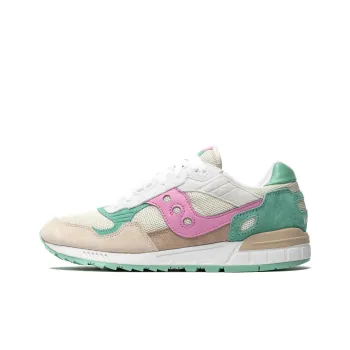 Saucony Shadow 5000 Anti Slip Wear Resistant Low Top Casual Running Shoes Men's Beige Green