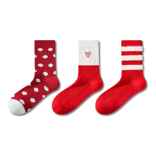 Moremoli Mid Calf Socks Women's 3 Pack