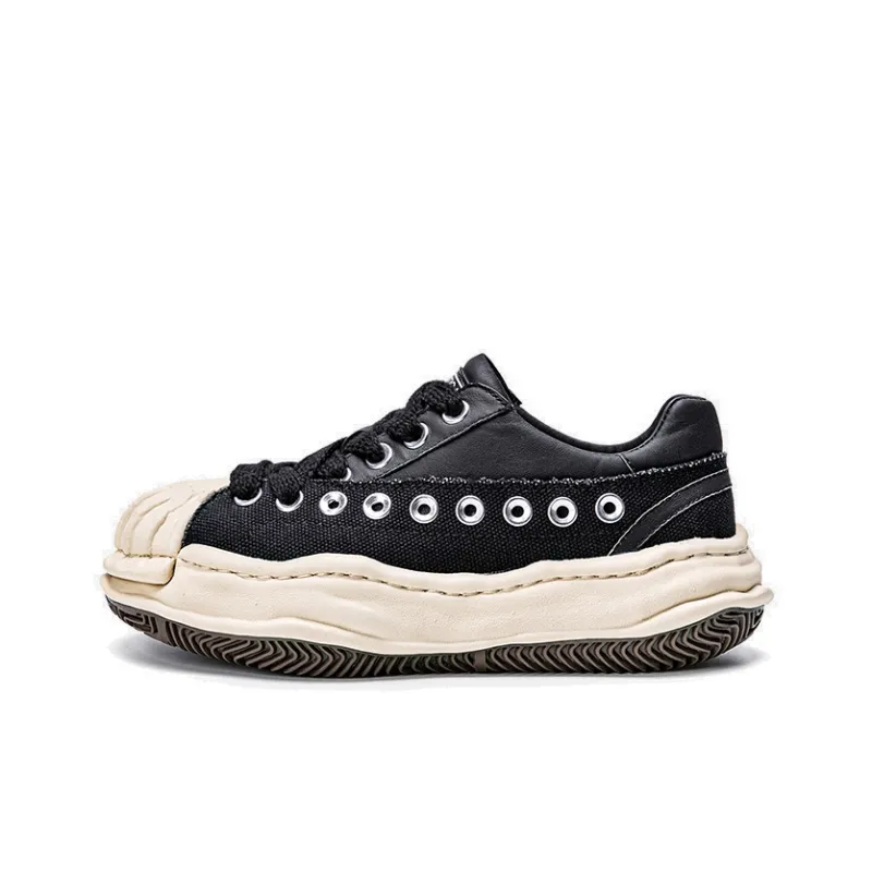 NAUTICA Slip Resistant Cushioning Wear Resistant Lightweight Height Increasing Low Top Skateboard Shoes Women's Black-0