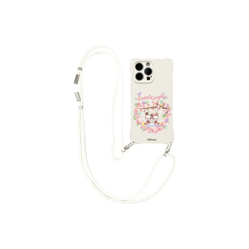 Disney Silicone Material Mickey Advanced Touch Crossbody Phone Cases Compatible With Apple 16 Pro Max/Pro/Plus/15/14/13-0