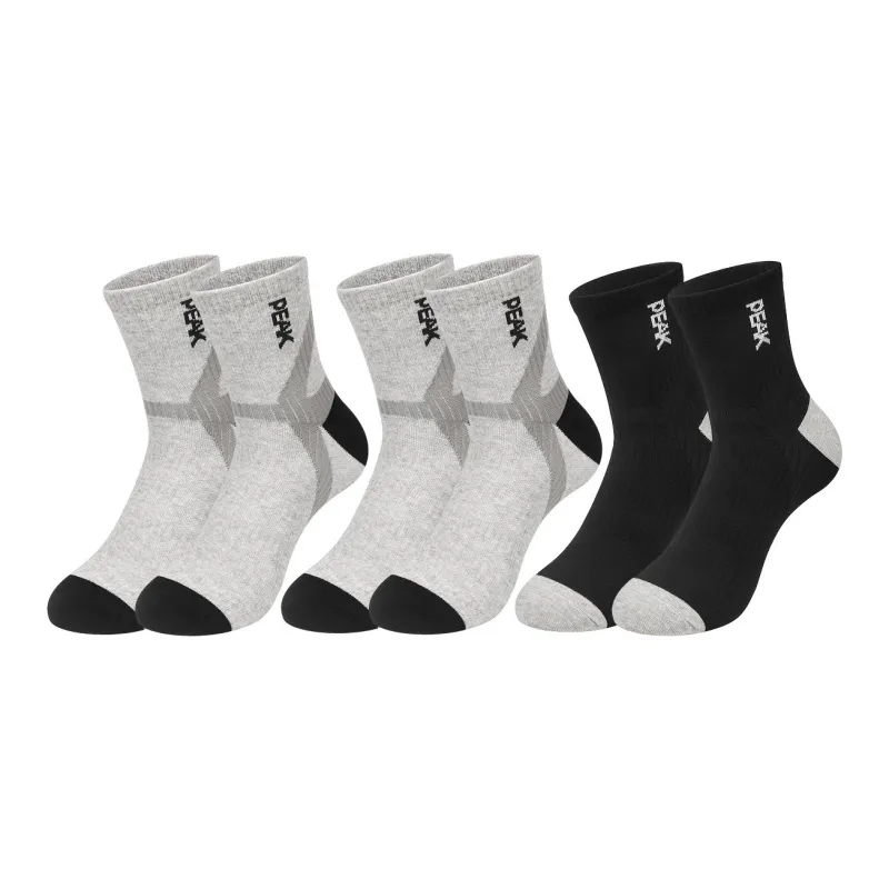 PEAK Mid Calf Socks Unisex 3 Pack-19