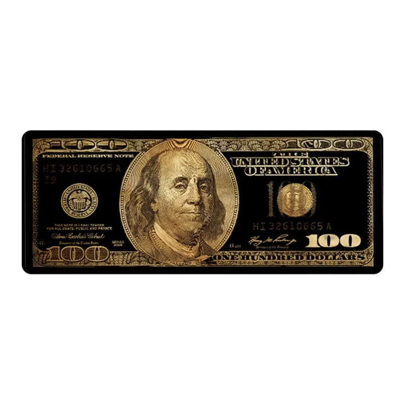 Vibrate Creative Dollar Bill Money Mouse Pad Desk Mat Brain Esports Keyboard Mat Prank-4