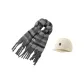 Black Scarf+Hats & Caps