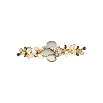 Cercoo Metal Artificial Pearl Hair Clips Women's