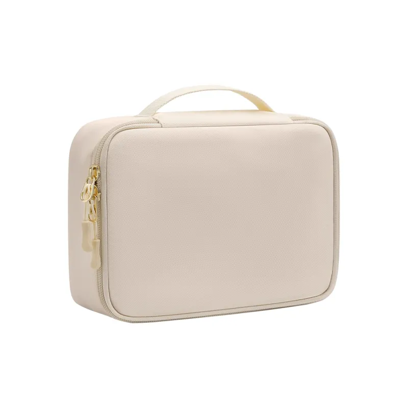 GOLF Fabric Makeup Bag Regular Women's Black/Apricot/Pink-7