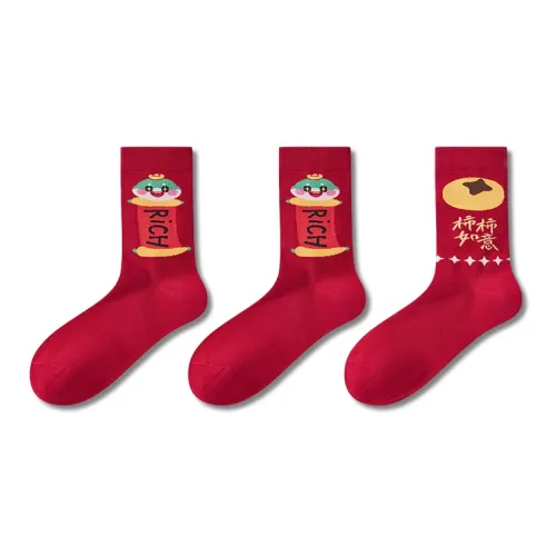 Moremoli Mid-Calf Socks Women's 3 Pack