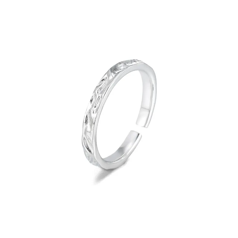 FORCHI Sterling Silver Rings Unisex Anniversary Gift For Girl-4
