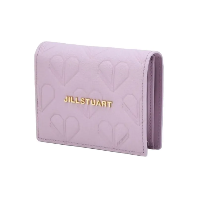 JILL STUART Leather Wallet Women's Purple-1