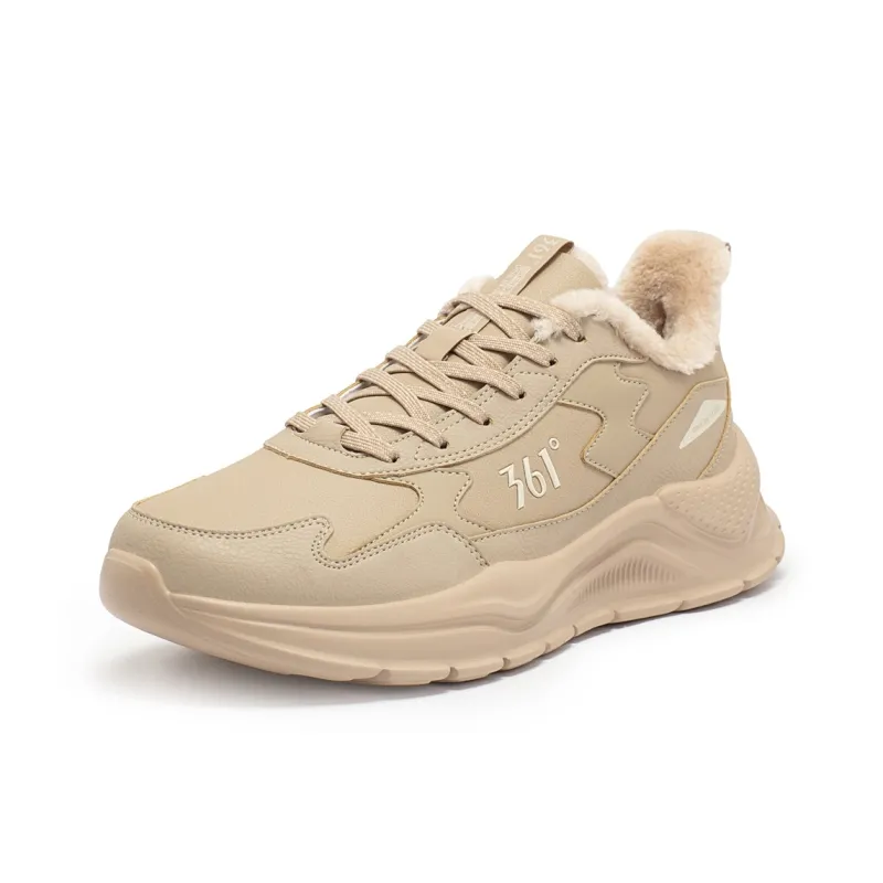361° Water-Resistant Lightweight Rebound Low-Top Casual Running Shoes Men's Tan-2