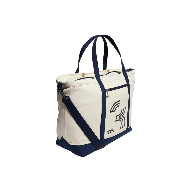 Adidas Cotton Tote Bag Shopping Bag Clothing Bag Shoulder Bag Crossbody Bag Handbag Regular Men's White-1