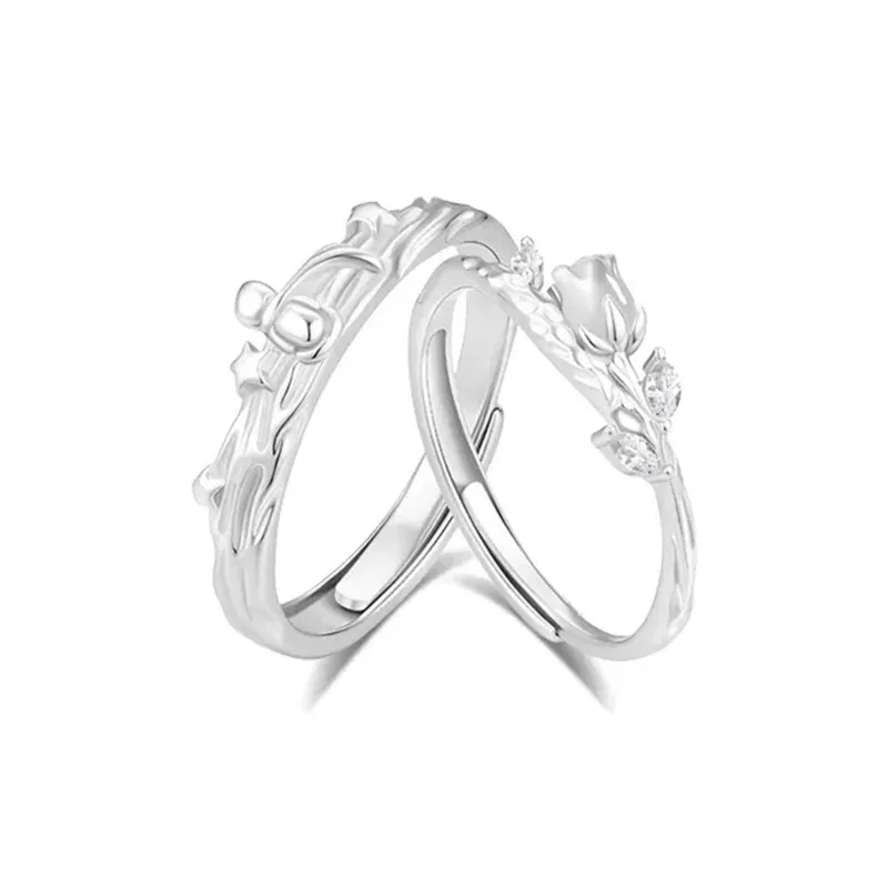 ZOKS S999 Fine Silver Rings Unisex-0