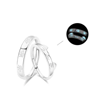 Muyan S999 Fine Silver Rings Unisex