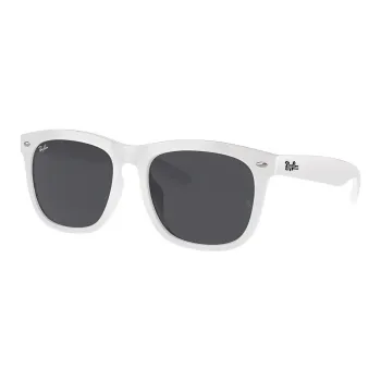 RayBan Acetate Square Sunglasses Unisex White