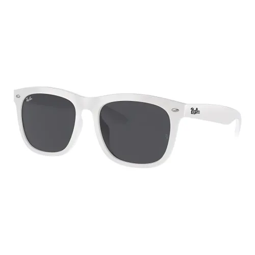 RayBan Acetate Square Sunglasses Unisex White