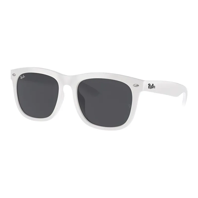 RayBan Acetate Square Sunglasses Unisex White-0