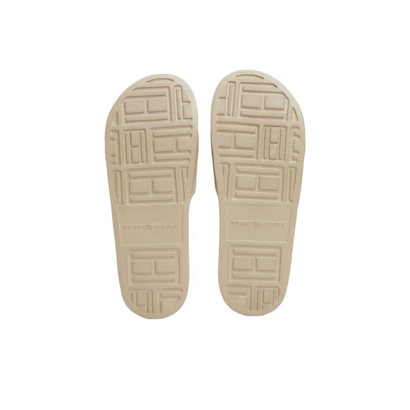 Tommy Hilfiger TH Monogram EVA Abrasion-Resistant Slide Slippers Women's Light Brown-5