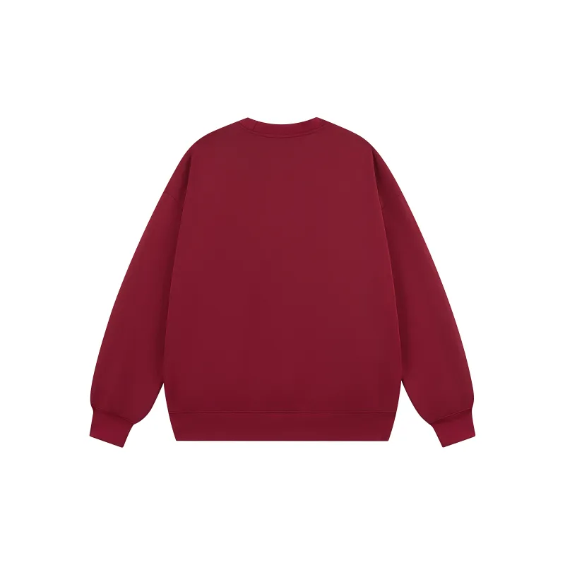David Bakken x DAOMEIXIONG Sweatshirt Unisex Dark Red-1