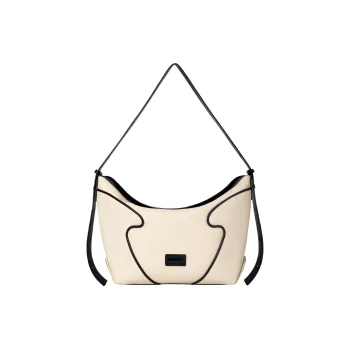OMTO PVC Shoulder Bag Crossbody Bag Dumpling Bag Regular Women's Oat Bran
