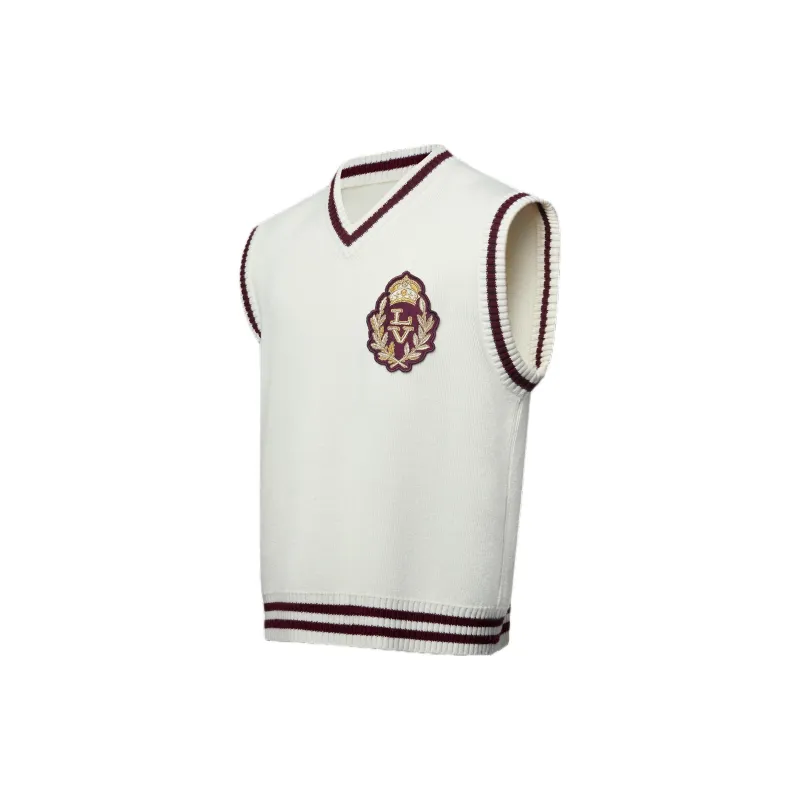LOUIS VUITTON Embellished Wool Vest-2