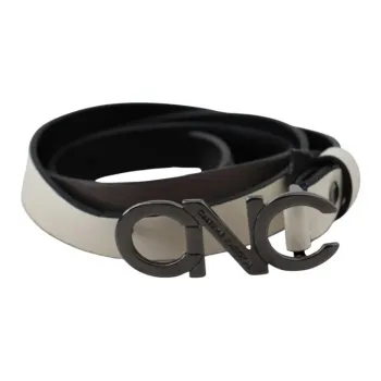 COSTUME NATIONAL Leather Leather Belts Women's White -