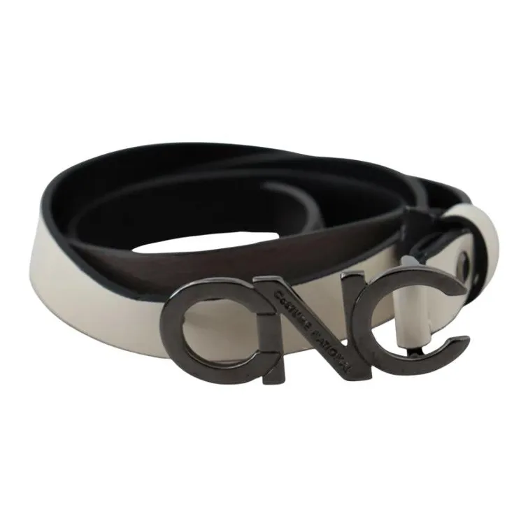 COSTUME NATIONAL Leather Leather Belts Women's White --0