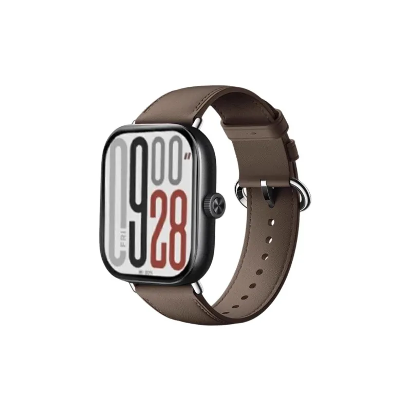 Mr. Strap Red Beige Compatibility Watch Band 205mm Leather-5