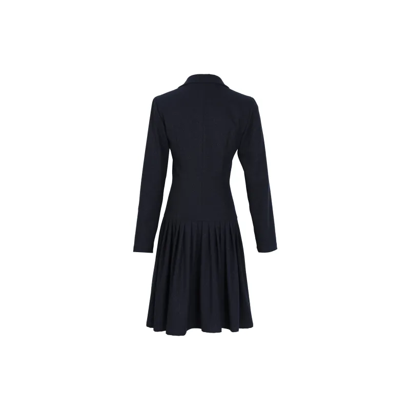 ROEYSHOUSE Long Sleeved Dresses Women's Dark Blue-1