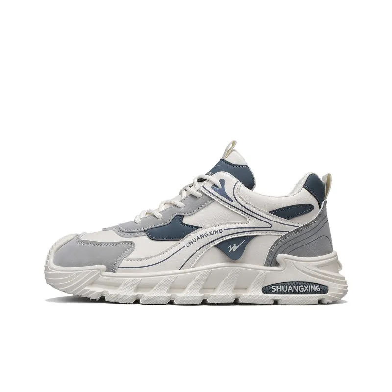 Binary Low Top Casual Shoes Men's Beige Gray-0