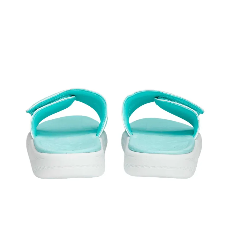 PUMA Quick Dry Cushioning Slide Slippers Men's Cyan White-4
