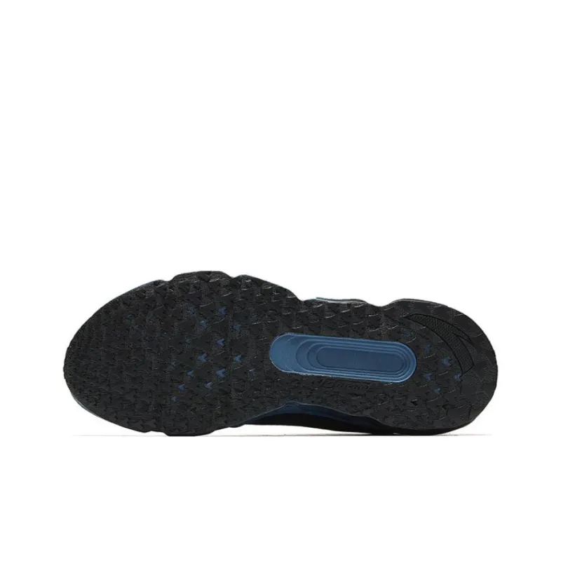 Anta Anti Slip Wear Resistant Low Top A Jelly Casual Running Shoes Men's Black Blue-4