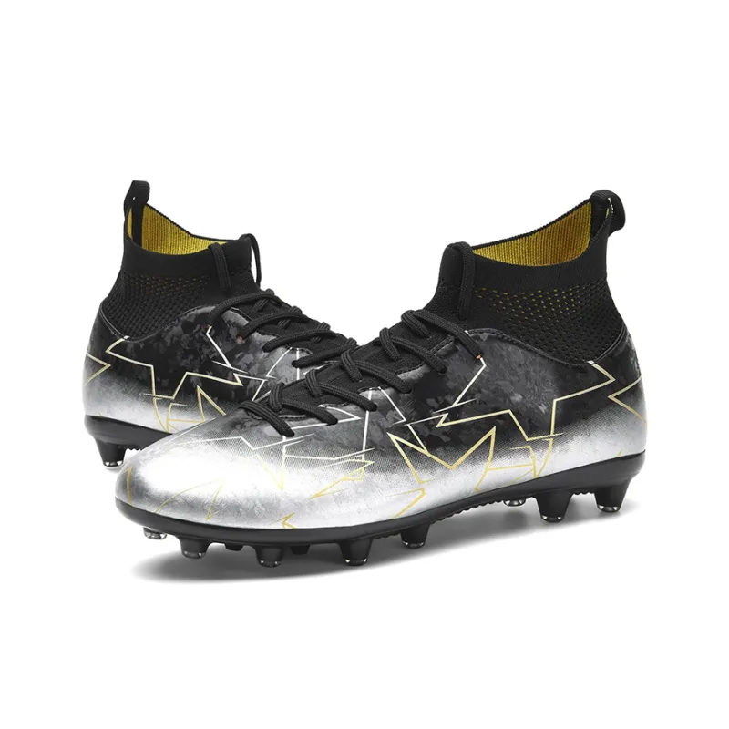 Wooden Rabbit AG Short Rubber Studs FG Long Rubber Studs Soccer Shoes Unisex-13