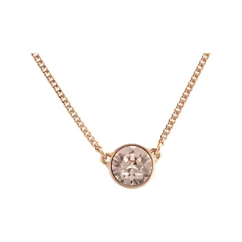 Givenchy Crystal Necklaces Unisex Rose Gold